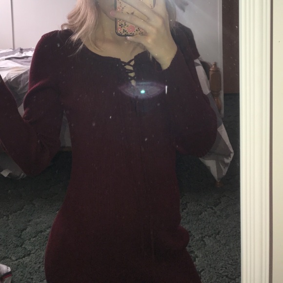 Long Sleeve Cocktail Dress - Picture 3 of 3